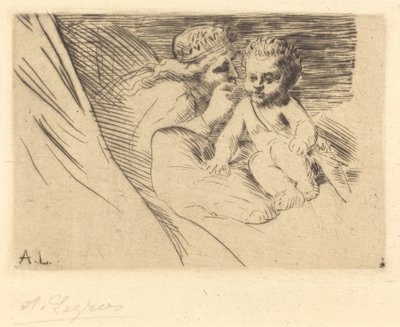 Mab et Cupidon - Alphonse Legros