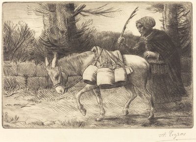 Laitière de Boulogne, 3ème planche - Alphonse Legros