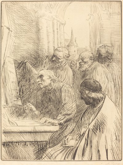 Les moines à l