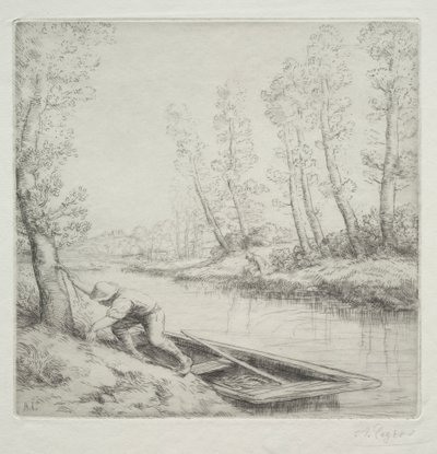 Matin sur la rivière - Alphonse Legros