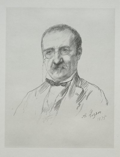 M. Champfleury, 1875 - Alphonse Legros