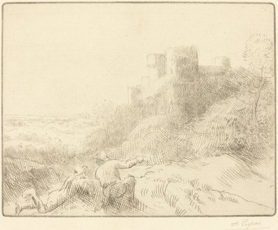 Un vieux château - Alphonse Legros