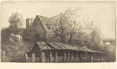 Une ancienne auberge - Alphonse Legros