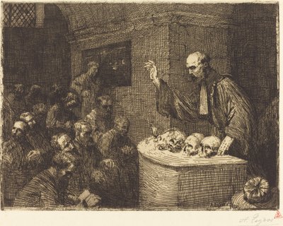 Le cours de phrénologie, 2ème planche - Alphonse Legros