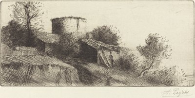 La tour aux pigeons - Alphonse Legros