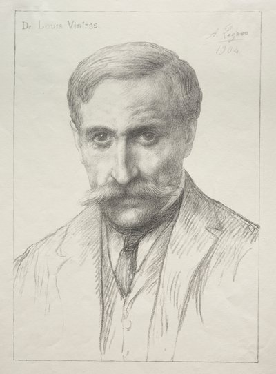 Portrait du Dr Louis Vintras - Alphonse Legros