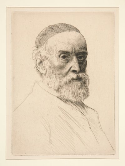 Portrait de G.F. Watts - Alphonse Legros