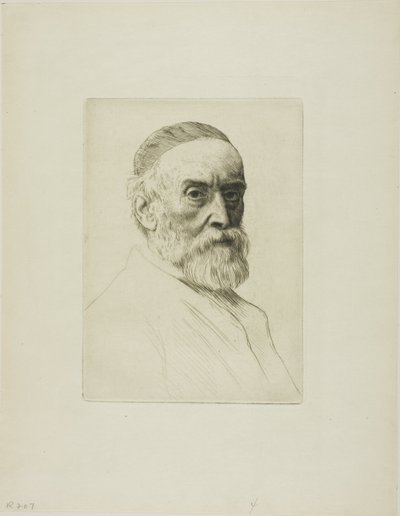 Portrait de G. F. Watts, R.A. - Alphonse Legros