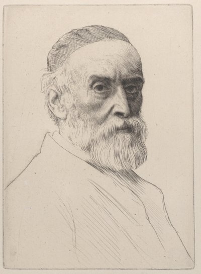 Portrait de George Frederic Watts, 1879 - Alphonse Legros