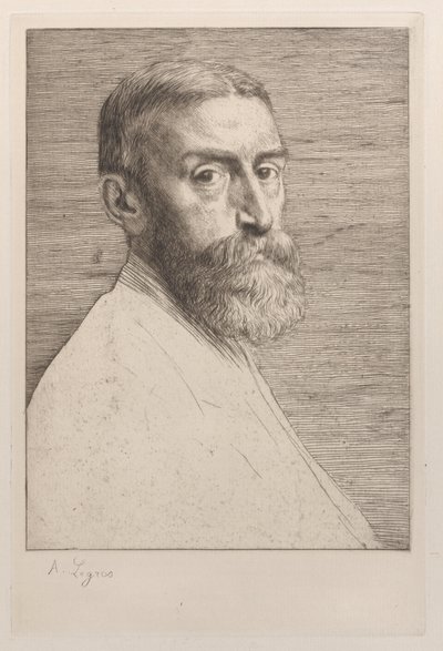 Portrait de Sir Edward John Poynter - Alphonse Legros