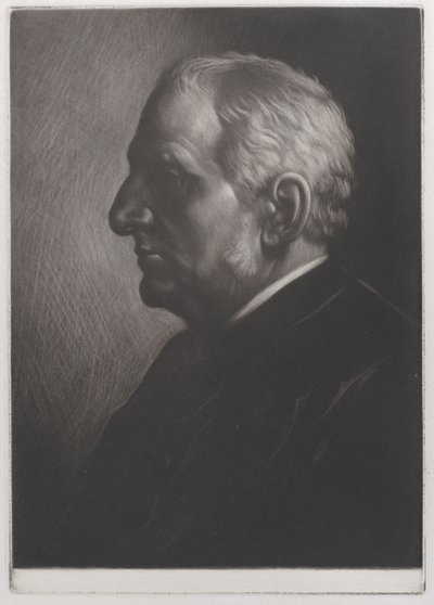 Portrait de Sir Francis Seymour Haden, 1881 - Alphonse Legros