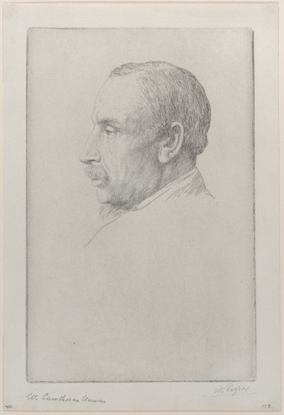 Portrait de William Cawthorne Unwin, 1892 - Alphonse Legros