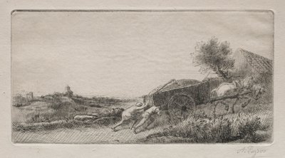 Rentrant le foin - Alphonse Legros