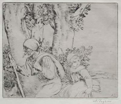 Le Retour des Champs (2ème Planche) - Alphonse Legros