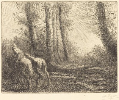 Retour du labourage - Alphonse Legros