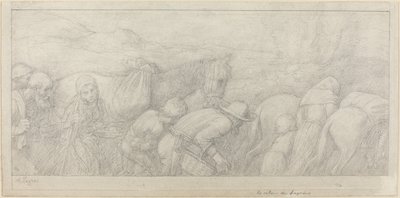 Retour des paysans - Alphonse Legros