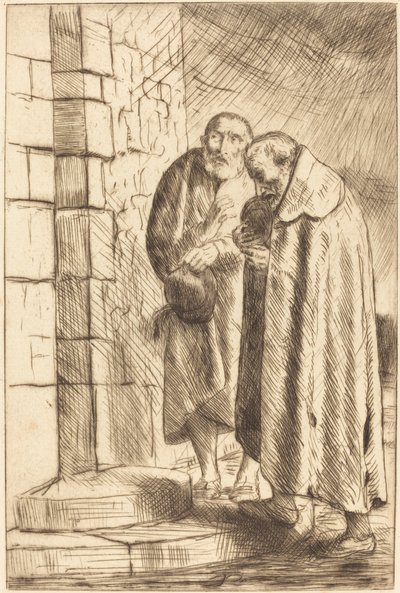 Saint Pierre et Saint Paul à la porte de M. Richard - Alphonse Legros