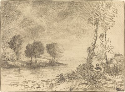 Le pêcheur de saumon - Alphonse Legros
