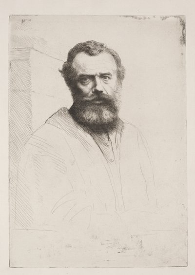 Autoportrait (troisième planche) - Alphonse Legros