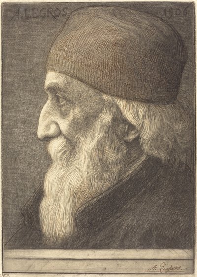 Autoportrait, 13ème planche - Alphonse Legros