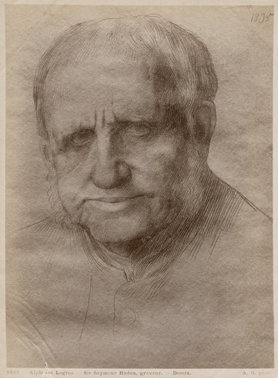 Sir Francis Seymour Haden, graveur, 1895 - Alphonse Legros