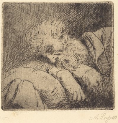 Mendiant endormi - Alphonse Legros
