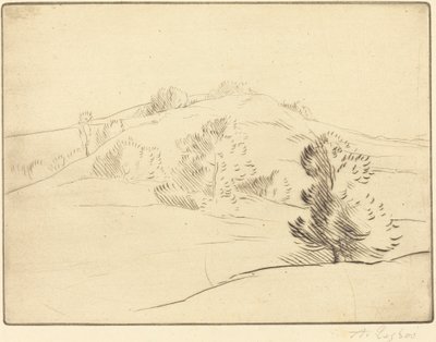 Le coteau - Alphonse Legros