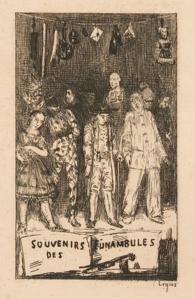 Souvenirs des Funambules - Alphonse Legros