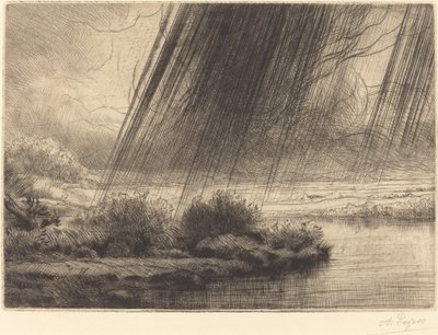 Un orage - Alphonse Legros