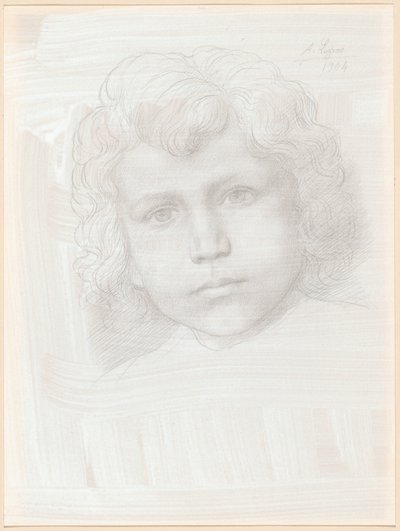Étude de Cupidon (tête d