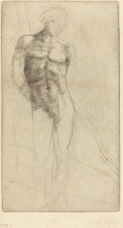 Étude de figure nue - Alphonse Legros