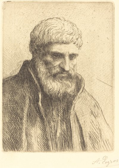 Étude de vieillard - Alphonse Legros