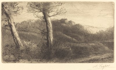 Coucher du soleil - Alphonse Legros