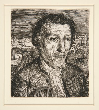 Tête de charpentier - Alphonse Legros