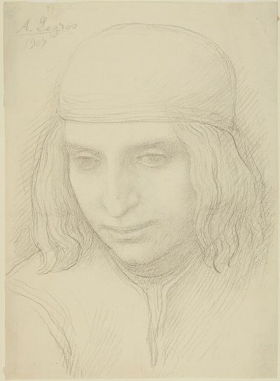 Tête de jeune fille - Alphonse Legros