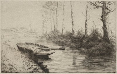 Le canal, matin - Alphonse Legros