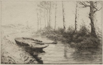 Le Canal, Matin - Alphonse Legros