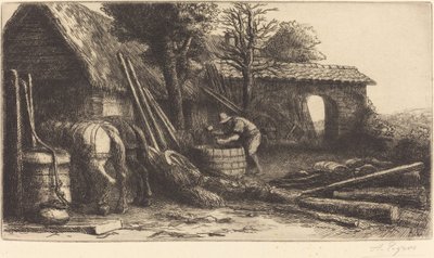 Le tonnelier - Alphonse Legros