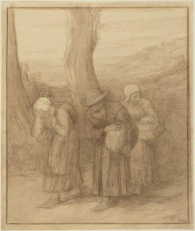 Le départ - Alphonse Legros