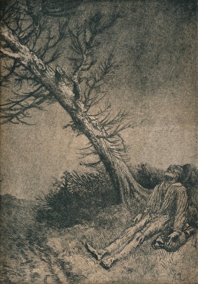Le Vagabond mourant, 1875 - Alphonse Legros