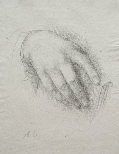 La main de Nora E. Legros - Alphonse Legros