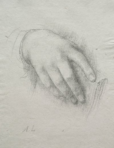 La main de Nora E. Legros - Alphonse Legros