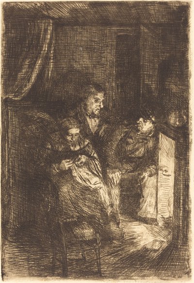 Le Foyer - Alphonse Legros