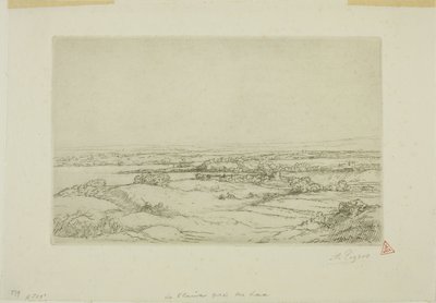La plaine près du lac - Alphonse Legros