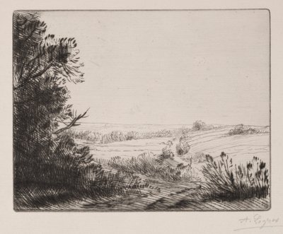 La route vers Horville - Alphonse Legros