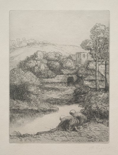 Le Lavoir, dit "Les Laveuses" - Alphonse Legros