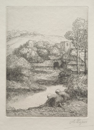 Le Lavoir, dit "Les Laveuses" - Alphonse Legros