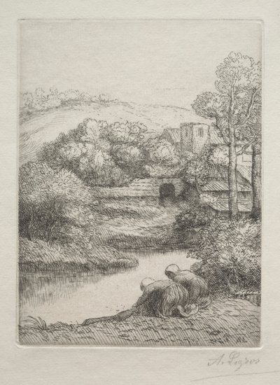 Le Lavoir, dit Les Laveuses - Alphonse Legros