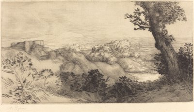 Le haut de la colline - Alphonse Legros