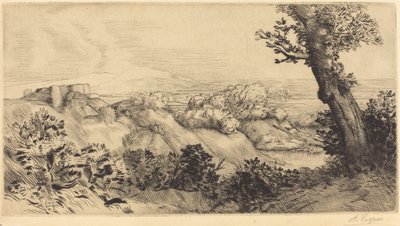 Le haut de la colline - Alphonse Legros
